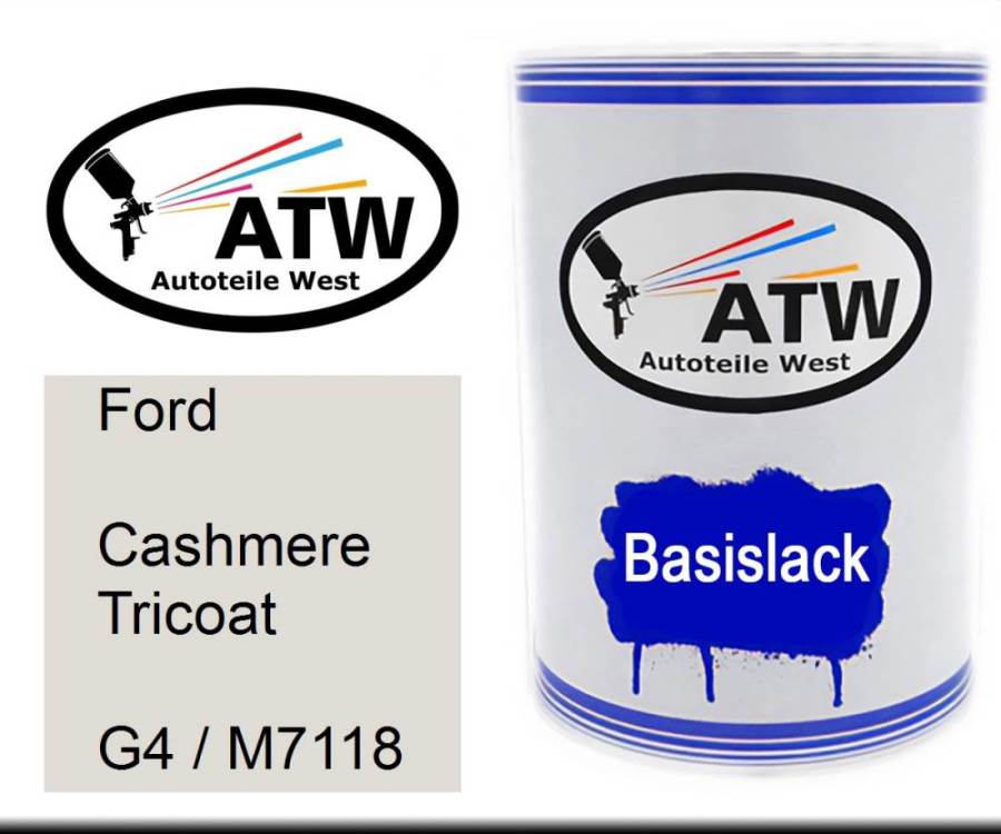 Ford, Cashmere Tricoat, G4 / M7118: 500ml Lackdose, von ATW Autoteile West.